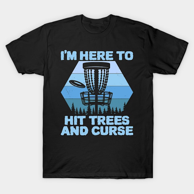 Disc Golf Disc Golfer Flying Disc Basket Bag Frolf T-Shirt by Tom´s TeeStore